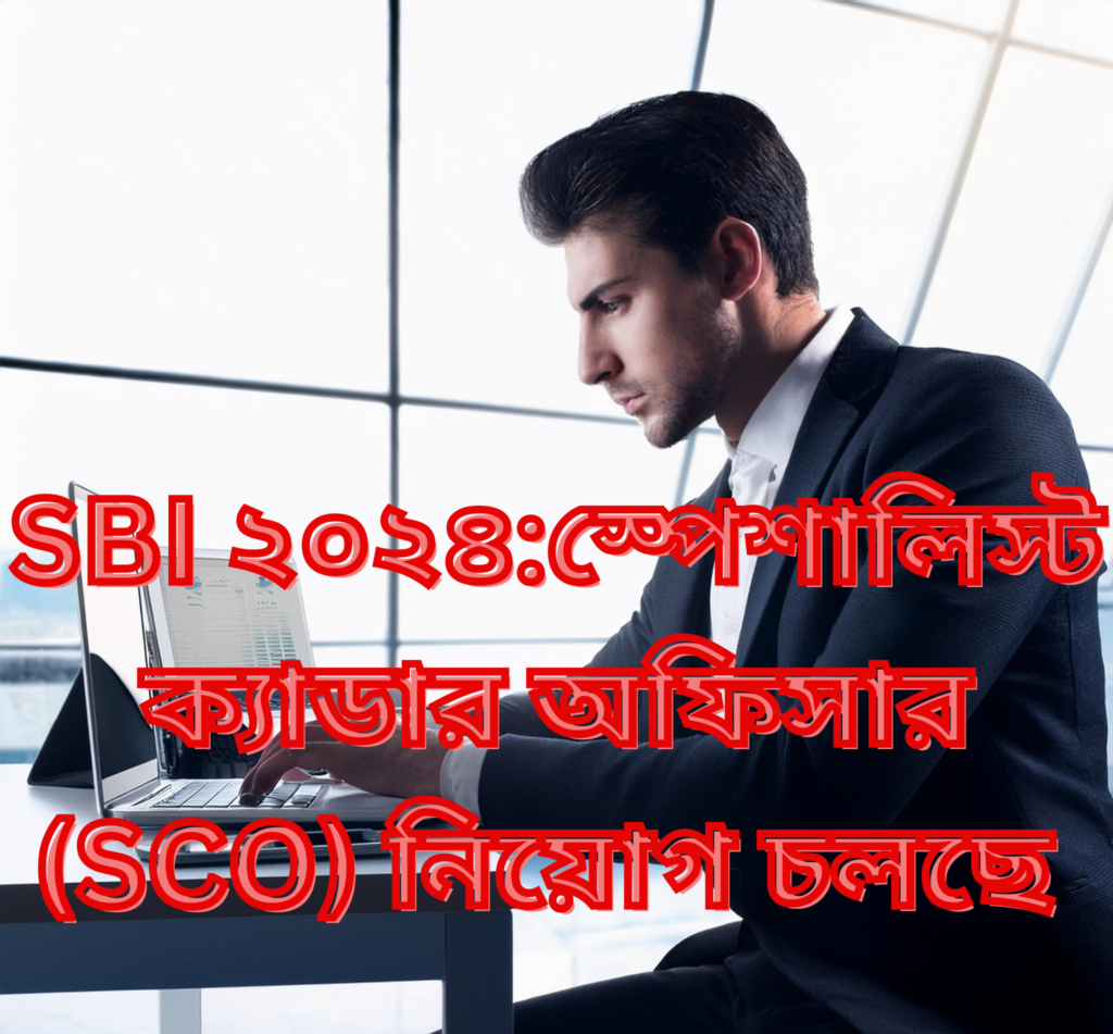 SBI ২০২৪: স্পেশালিস্ট ক্যাডার অফিসার (SCO) নিয়োগ চলছে